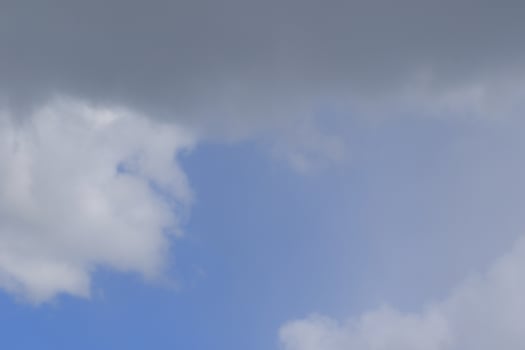 Stormy weather and dark clouds photo