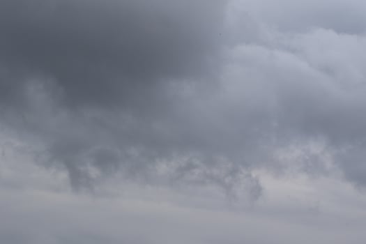 Stormy weather and dark clouds photo