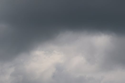 Stormy weather and dark clouds photo