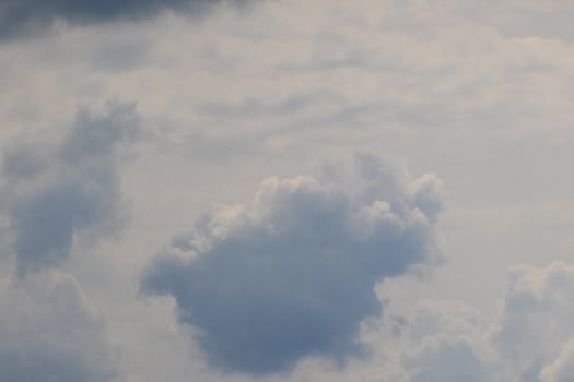 Stormy weather and dark clouds photo