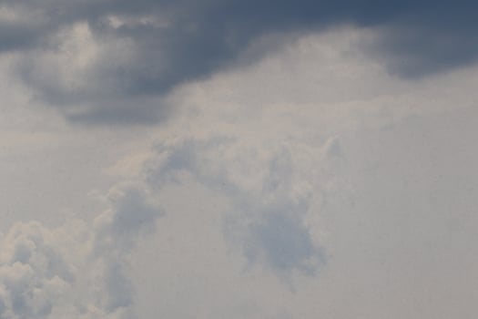 Stormy weather and dark clouds photo