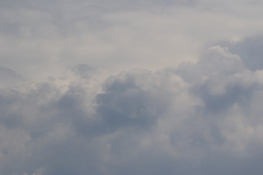 Stormy weather and dark clouds photo