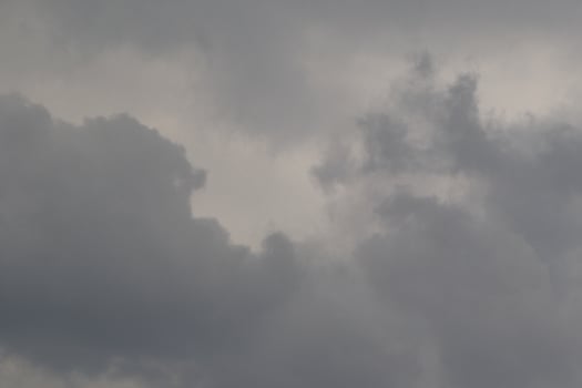 Stormy weather and dark clouds photo
