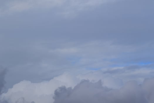 Stormy weather and dark clouds photo