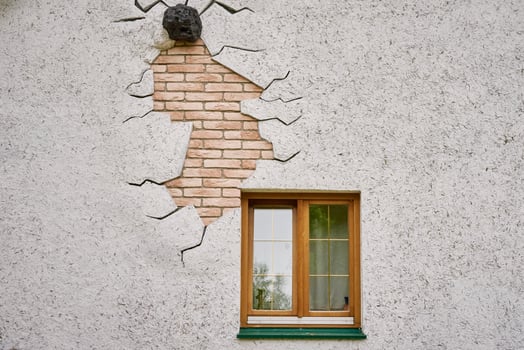 House facade with window photo