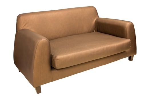 sofa furniture isolated on white with clipping path photo