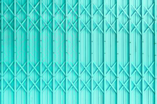 Old green steel door texture pattern or steel door background with rusty metal, Grunge retro vintage of steel door for design photo