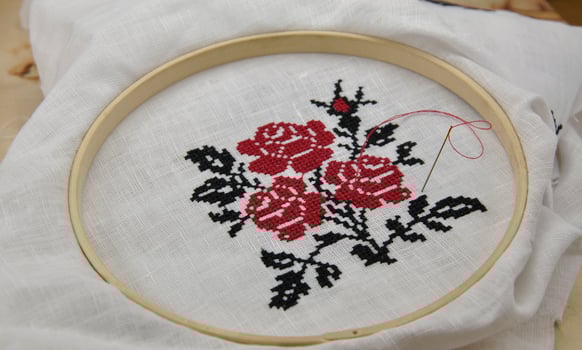 Cross stitch pattern photo