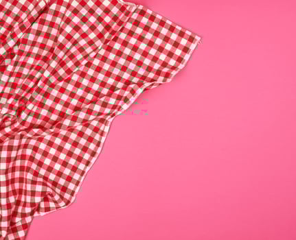 white red checkered kitchen towel photo