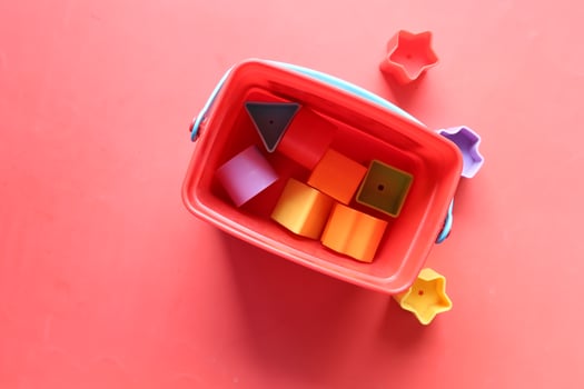 Geometric shapes for games and children learning. photo