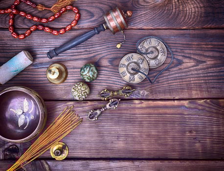 Musical religious instruments photo
