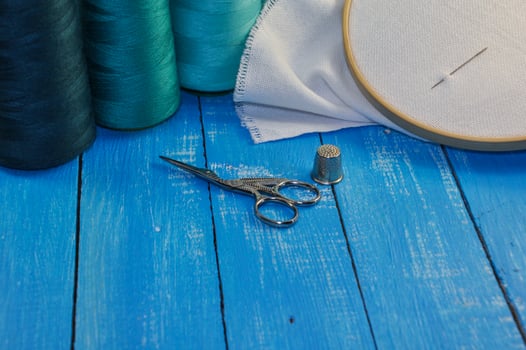 items for needlework and sewing photo