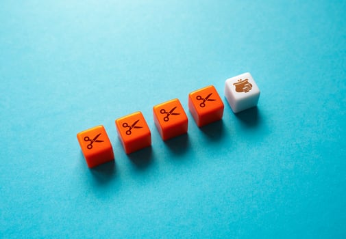 Money savings in danger. Reducing family budget. Cutting spendings. Threat to financial stability. A crisis. Save money. Diversification of assets to preserve capital value. Optimization of costs. photo