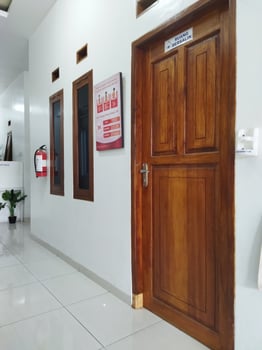 A waiting room in a maternity clinic photo