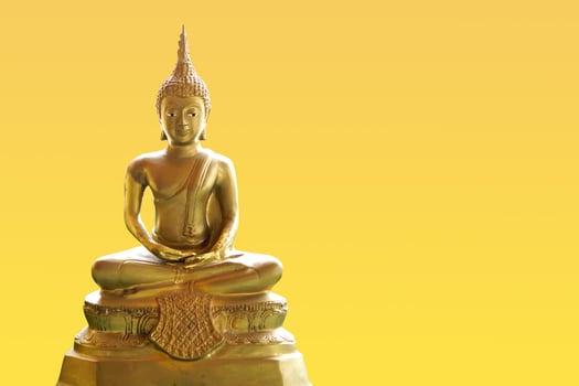 Makha Asanaha Visakha Bucha Day Golden Buddha image photo