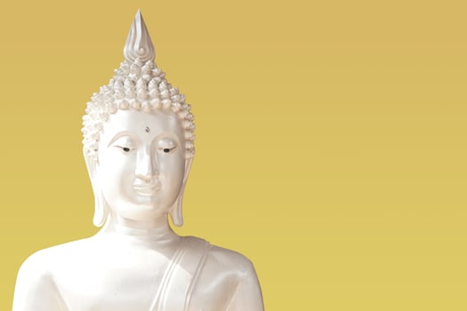 Makha Asanaha Visakha Bucha Day Golden Buddha image photo