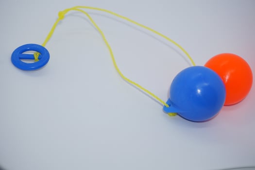 Various kinds of colors and types of lato-lato. photo