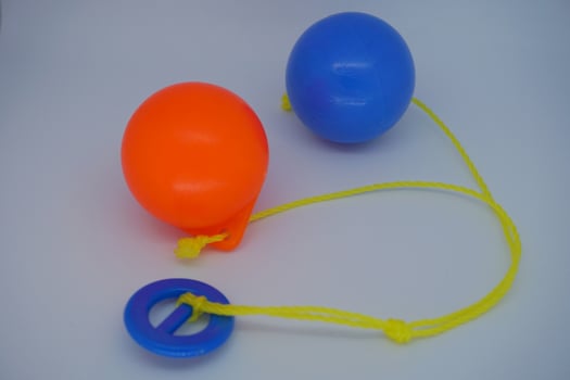 Various kinds of colors and types of lato-lato. photo