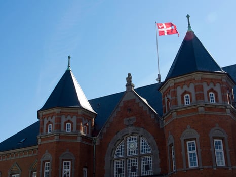Esbjerg city in denmark photo