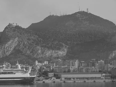 palermo city in italy photo