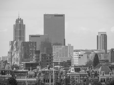 the city of Rotterdam in the netherlands photo
