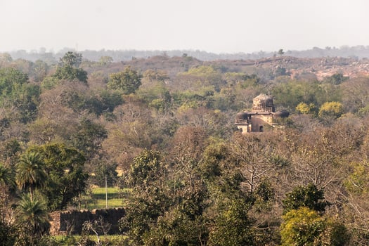 Ancient ruins in Orchhha photo