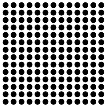 Black Dots on white background. photo