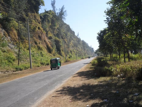 Beautiful landscape of Cox's Bazar, Bangladesh. Travel and Vacation. photo