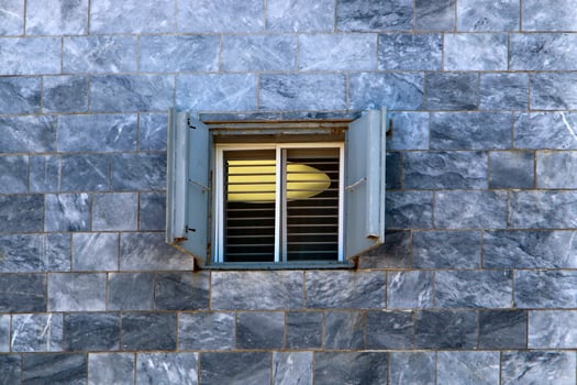 Small window in the big city. photo