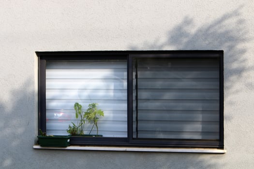 Small window in the big city. photo