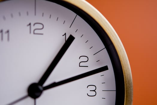 white alarm clock stop watch photo
