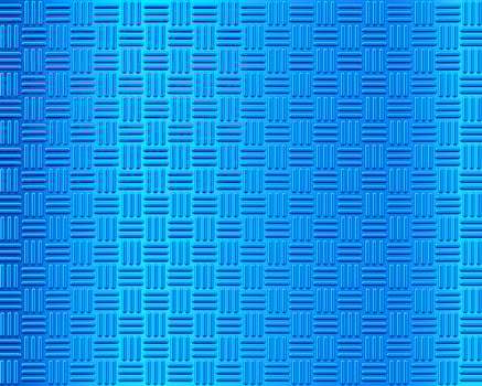 blue Rhombus metal background, stainless steel surface. photo