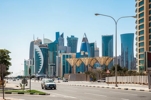 Road to Doha city center photo