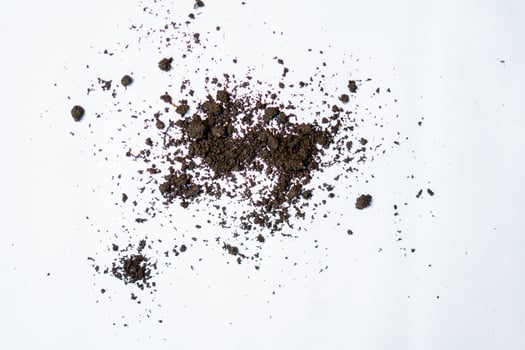 abstract soil particle isolated background photo