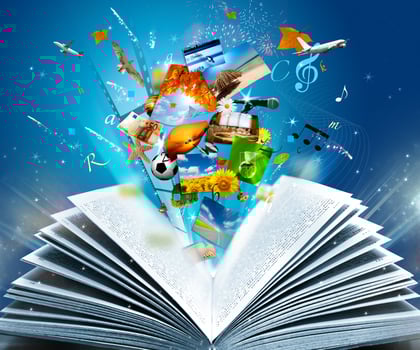 Fantasy book concept photo