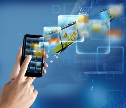Modern technology smartphone photo