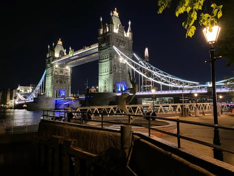 A view of Tower Bridge in London photo