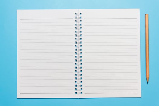 School office supplies on a table photo