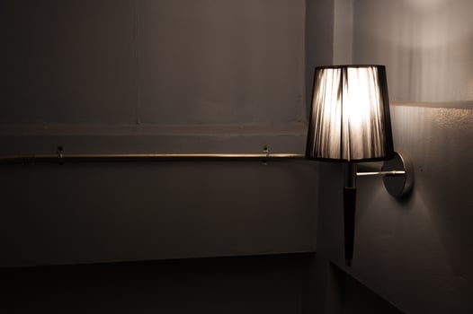 wall lamp,lamp modern sconce on the wall photo