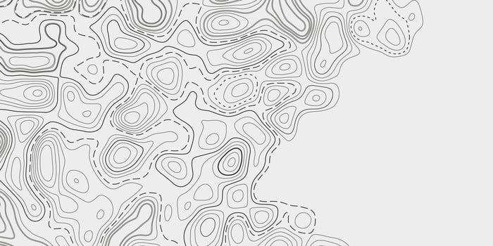 Topographic background and texture. abstraction with place for text. Topo backdrop lines, contour, geographic grid. Modern black and white topographic contours lines of mountains. Topography map art photo