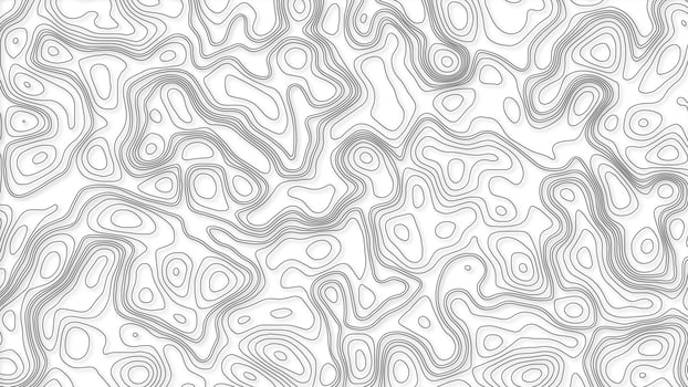 Abstract topographic map background. Abstract topographic map background. Imitation of a geographical map. Geographic map conceptual design. Elegant background for presentations. photo