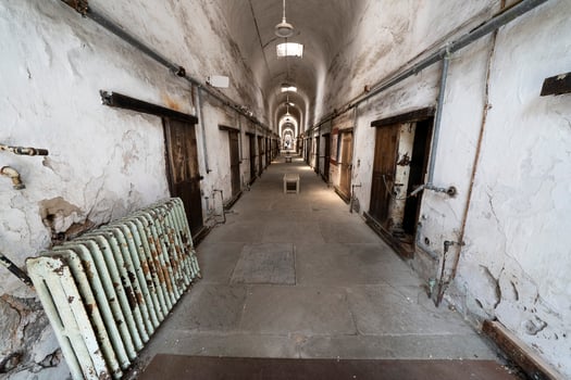 old philadelphia abandoned penitentiary photo