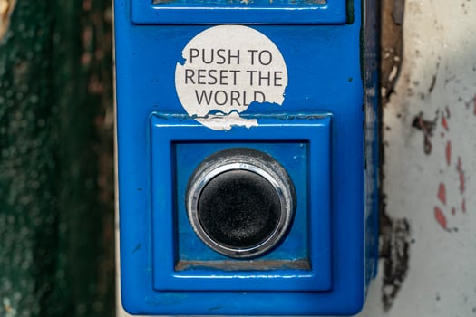 push to reset world button photo