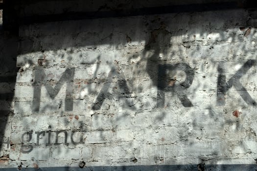 mark wall sign new york photo
