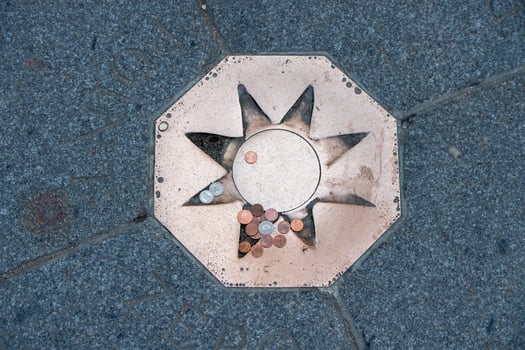 france roads zero point detail photo