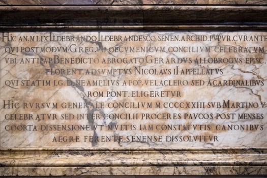 funerary latin inscription on tomb photo
