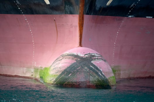 oil tanker ship prow photo