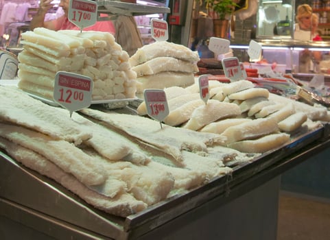 Fish Market in Barcelona Spain photo