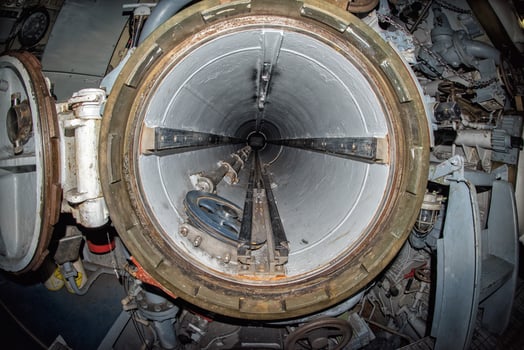 torpedo launch room submarine control room interior view photo