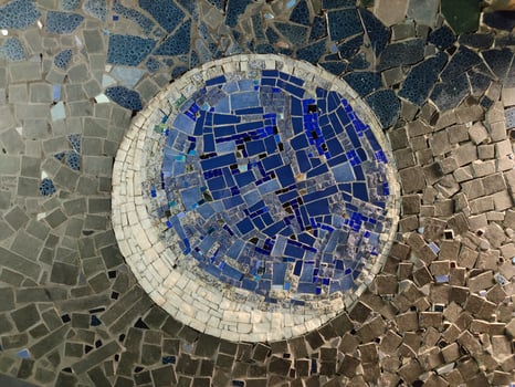 ceramic tile wall detail photo